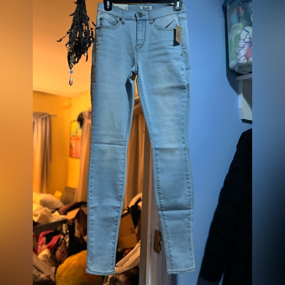 Mudd brand pants size 3 jeggings light blue